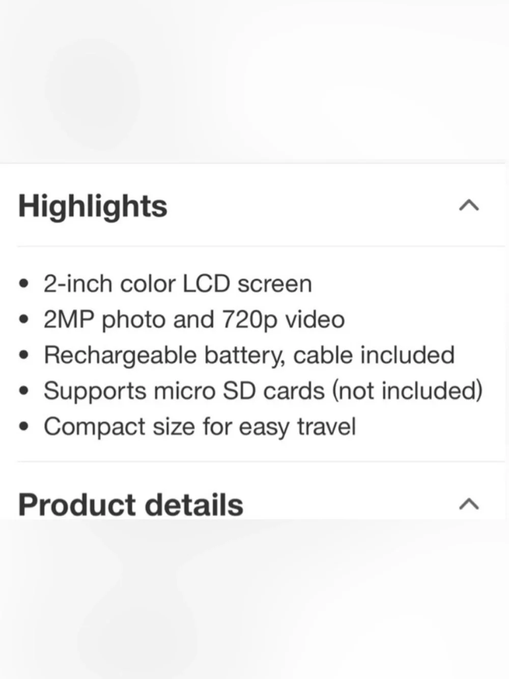 🔵 Final Call. Mini Digital Camera in Yellow. Takes real pictures. Price Firm.